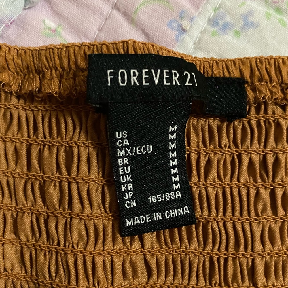 Forever 21 Ruched Crop Top With Drawstrings - Picture 3 of 3